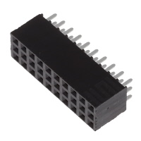 30 Position Receptacle Connector 0.100" (2.54mm) Through Hole Gold 30 Position Receptacle Connector 0.100" (2.54mm) Through Hole Gold