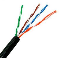 8 (4 Pair Twisted) Conductor Multi-Pair Cable Black 24 AWG 1000.7' (305.0m) 8 (4 Pair Twisted) Conductor Multi-Pair Cable Black 24 AWG 1000.7' (305.0m)