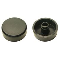 Smooth Knob 0.236" (6.00mm) Shaft with No Indicator Plastic Black Smooth Knob 0.236" (6.00mm) Shaft with No Indicator Plastic Black