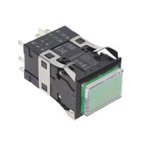 按钮开关 DPDT 标准,发光式 面板安装,卡入式 按钮开关 DPDT 标准,发光式 面板安装,卡入式