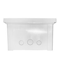 Enclosure Plastic, Polycarbonate (PC) Light Gray Cover Included, Hinged Door 11.100" L x 8.980" W (281.94mm x 228.09mm) X 6.710" (170.43mm) Enclosure Plastic, Polycarbonate (PC) Light Gray Cover Included, Hinged Door 11.100" L x 8.980" W (281.94mm x 228.09mm) X 6.710" (170.43mm)