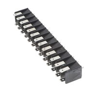 13 Circuit 0.375" (9.53mm) Barrier Block Connector, Screws with Quick Connect Tabs 13 Circuit 0.375" (9.53mm) Barrier Block Connector, Screws with Quick Connect Tabs