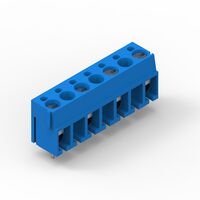 4 Position Wire to Board Terminal Block Horizontal with Board 0.394" (10.00mm) Through Hole 4 Position Wire to Board Terminal Block Horizontal with Board 0.394" (10.00mm) Through Hole