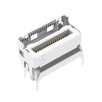 38 Position Female Connector Non Specified - Dual Edge Gold 0.024" (0.60mm) Natural 38 Position Female Connector Non Specified - Dual Edge Gold 0.024" (0.60mm) Natural