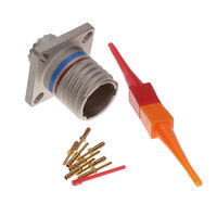 7 Position Circular Connector Receptacle, Male Pins Crimp 7 Position Circular Connector Receptacle, Male Pins Crimp