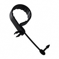 Cable Clamp, P-Type Black Push In 1.252" (31.80mm) Cable Clamp, P-Type Black Push In 1.252" (31.80mm)