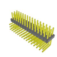 针座连接器 通孔,直角 45 位置 0.100"(2.54mm) 针座连接器 通孔,直角 45 位置 0.100"(2.54mm)