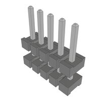 5 Position Header Spacer Connector 0.156" (3.96mm) Tin Through Hole 5 Position Header Spacer Connector 0.156" (3.96mm) Tin Through Hole