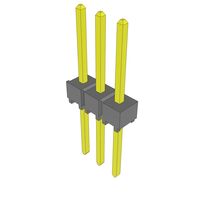 Connector Header Through Hole 3 position 0.100" (2.54mm) Connector Header Through Hole 3 position 0.100" (2.54mm)