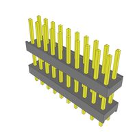 20 Position Header Spacer Connector 0.100" (2.54mm) Gold Through Hole 20 Position Header Spacer Connector 0.100" (2.54mm) Gold Through Hole