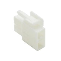 2 Position Blade Type Power Housing Connector Receptacle Natural 2 Position Blade Type Power Housing Connector Receptacle Natural