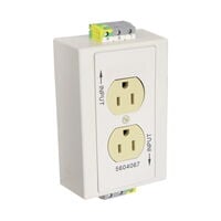 Power Connector Receptacle, Female Sockets NEMA 5-15R DIN Rail Power Connector Receptacle, Female Sockets NEMA 5-15R DIN Rail