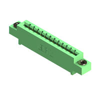 12 Position Female Connector Non Specified - Single Edge Gold 0.156" (3.96mm) Green 12 Position Female Connector Non Specified - Single Edge Gold 0.156" (3.96mm) Green