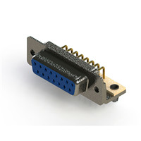 15 Position D-Sub Receptacle, Female Sockets Connector 15 Position D-Sub Receptacle, Female Sockets Connector