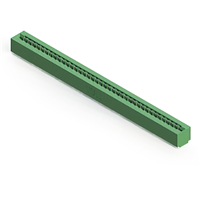 38 Position Female Connector Non Specified - Single Edge Tin 0.156" (3.96mm) Green 38 Position Female Connector Non Specified - Single Edge Tin 0.156" (3.96mm) Green