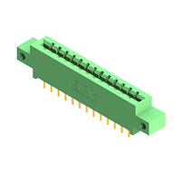 26 Position Female Connector Non Specified - Dual Edge Gold 0.156" (3.96mm) Green 26 Position Female Connector Non Specified - Dual Edge Gold 0.156" (3.96mm) Green