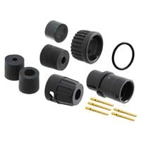 5 腳位圓形連接器 插頭、母插座 壓接 5 腳位圓形連接器 插頭、母插座 壓接