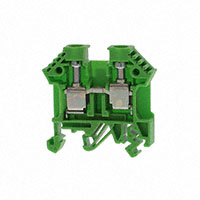 Terminal Block Connector 2 Position Feed Through Green 6-22 AWG Terminal Block Connector 2 Position Feed Through Green 6-22 AWG