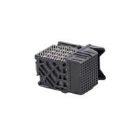 96 连接器 插座,母型插口 板边缘,通孔,直角 黑色 Impact,左侧导引 96 连接器 插座,母型插口 板边缘,通孔,直角 黑色 Impact,左侧导引