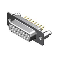 15 Position D-Sub Receptacle, Female Sockets Connector 15 Position D-Sub Receptacle, Female Sockets Connector