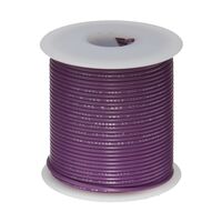 12 AWG Hook-Up Wire 65/30 Violet 600V 25.00' (7.62m) 12 AWG Hook-Up Wire 65/30 Violet 600V 25.00' (7.62m)