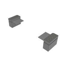 8 Position Cable Assembly Rectangular Socket to Socket 1.67' (508.00mm) 8 Position Cable Assembly Rectangular Socket to Socket 1.67' (508.00mm)