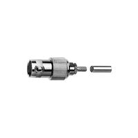 BNC Connector Jack, Female Socket 50 Ohms Free Hanging (In-Line) Crimp BNC Connector Jack, Female Socket 50 Ohms Free Hanging (In-Line) Crimp