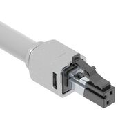 Stecker Modulare Steckverbinder 2P2C Single Pair Ethernet (SPE) Positionen Geschirmt Cat6 IDC Stecker Modulare Steckverbinder 2P2C Single Pair Ethernet (SPE) Positionen Geschirmt Cat6 IDC