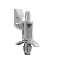 Board Support Edge Holding / Nylon, Flame Retardant 1.000" (25.40mm) 1" Board Support Edge Holding / Nylon, Flame Retardant 1.000" (25.40mm) 1"