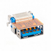 USB-A (USB TYPE-A) USB 3.2 Gen 1 (USB 3.1 Gen 1, Superspeed (USB 3.0)) Receptacle Connector 9 Position Board Edge, Cutout; Through Hole, Right Angle USB-A (USB TYPE-A) USB 3.2 Gen 1 (USB 3.1 Gen 1, Superspeed (USB 3.0)) Receptacle Connector 9 Position Board Edge, Cutout; Through Hole, Right Angle