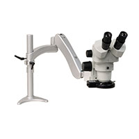 Microscope, Stereo Zoom (Binocular) 10x ~ 44x LED, White (60) Adjustable, Ring Light Microscope, Stereo Zoom (Binocular) 10x ~ 44x LED, White (60) Adjustable, Ring Light
