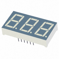 Display Modules - LED Character and Numeric Yellow 7-Segment 3 Character Common Cathode 1.95V 10mA 0.748" H x 1.480" W x 0.319" D (19.00mm x 37.60mm x 8.10mm) 12-DIP (0.600", 15.24mm) Display Modules - LED Character and Numeric Yellow 7-Segment 3 Character Common Cathode 1.95V 10mA 0.748" H x 1.480" W x 0.319" D (19.00mm x 37.60mm x 8.10mm) 12-DIP (0.600", 15.24mm)