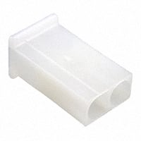 2 Rectangular Connectors - Housings Plug Natural 0.330" (8.38mm) 2 Rectangular Connectors - Housings Plug Natural 0.330" (8.38mm)