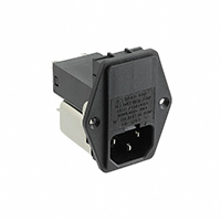 电源接入连接器 插座,公插片 - 模块 IEC 320-C14 面板安装,法兰 电源接入连接器 插座,公插片 - 模块 IEC 320-C14 面板安装,法兰