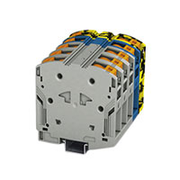 Terminal Block Connector 4 Position Feed Through Blue, Gray 1/0-8 AWG Terminal Block Connector 4 Position Feed Through Blue, Gray 1/0-8 AWG