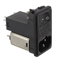 Power Entry Connector Receptacle, Male Blades - Module IEC 320-C14 Panel Mount, Snap-In Power Entry Connector Receptacle, Male Blades - Module IEC 320-C14 Panel Mount, Snap-In