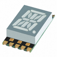 Display Modules - LED Character and Numeric Orange 14-Segment, Alphanumeric 1 Character Common Anode 2V 10mA 0.748" H x 0.366" W x 0.148" D (19.00mm x 9.30mm x 3.75mm) 16-SMD, No Lead Display Modules - LED Character and Numeric Orange 14-Segment, Alphanumeric 1 Character Common Anode 2V 10mA 0.748" H x 0.366" W x 0.148" D (19.00mm x 9.30mm x 3.75mm) 16-SMD, No Lead