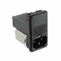 Power Entry Connector Receptacle, Male Blades - Module IEC 320-C14 Panel Mount, Snap-In Power Entry Connector Receptacle, Male Blades - Module IEC 320-C14 Panel Mount, Snap-In