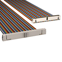 60 Position Cable Assembly Rectangular Socket to Plug 1.50' (457.20mm) 60 Position Cable Assembly Rectangular Socket to Plug 1.50' (457.20mm)