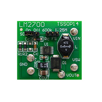 LM2700 - 1 Non-Isolated Output DC/DC, Step Up Evaluation Board LM2700 - 1 Non-Isolated Output DC/DC, Step Up Evaluation Board