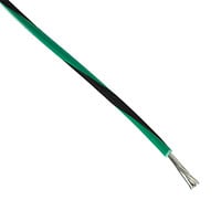20 AWG Hook-Up, Dual Wall Wire 19/32 Green, Black Stripe 600V 20 AWG Hook-Up, Dual Wall Wire 19/32 Green, Black Stripe 600V