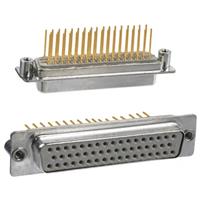 50 Position D-Sub Receptacle, Female Sockets Connector 50 Position D-Sub Receptacle, Female Sockets Connector