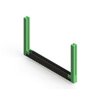 42 Position Female Connector Non Specified - Dual Edge Gold 0.156" (3.96mm) Black 42 Position Female Connector Non Specified - Dual Edge Gold 0.156" (3.96mm) Black