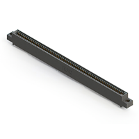 63 Position Female Connector Non Specified - Single Edge Gold 0.100" (2.54mm) Black 63 Position Female Connector Non Specified - Single Edge Gold 0.100" (2.54mm) Black