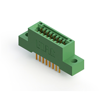 16 Position Female Connector Non Specified - Dual Edge Gold 0.100" (2.54mm) Green 16 Position Female Connector Non Specified - Dual Edge Gold 0.100" (2.54mm) Green