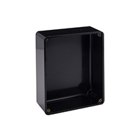 Box Plastic, Phenolic Black 6.810" L x 5.280" W (172.97mm x 134.11mm) X 2.310" (58.67mm) Box Plastic, Phenolic Black 6.810" L x 5.280" W (172.97mm x 134.11mm) X 2.310" (58.67mm)