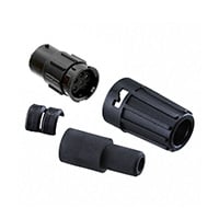 5 Position Circular Connector Receptacle, Female Sockets Solder Cup 5 Position Circular Connector Receptacle, Female Sockets Solder Cup