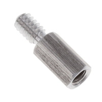 Hex Standoff Threaded #6-32 Aluminum 0.344" (8.73mm) Hex Standoff Threaded #6-32 Aluminum 0.344" (8.73mm)