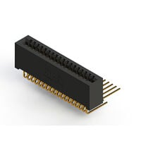 36 Position Female Connector Non Specified - Dual Edge Gold 0.100" (2.54mm) Black 36 Position Female Connector Non Specified - Dual Edge Gold 0.100" (2.54mm) Black