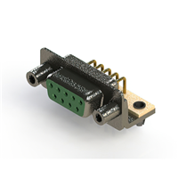 9 Position D-Sub Receptacle, Female Sockets Connector 9 Position D-Sub Receptacle, Female Sockets Connector